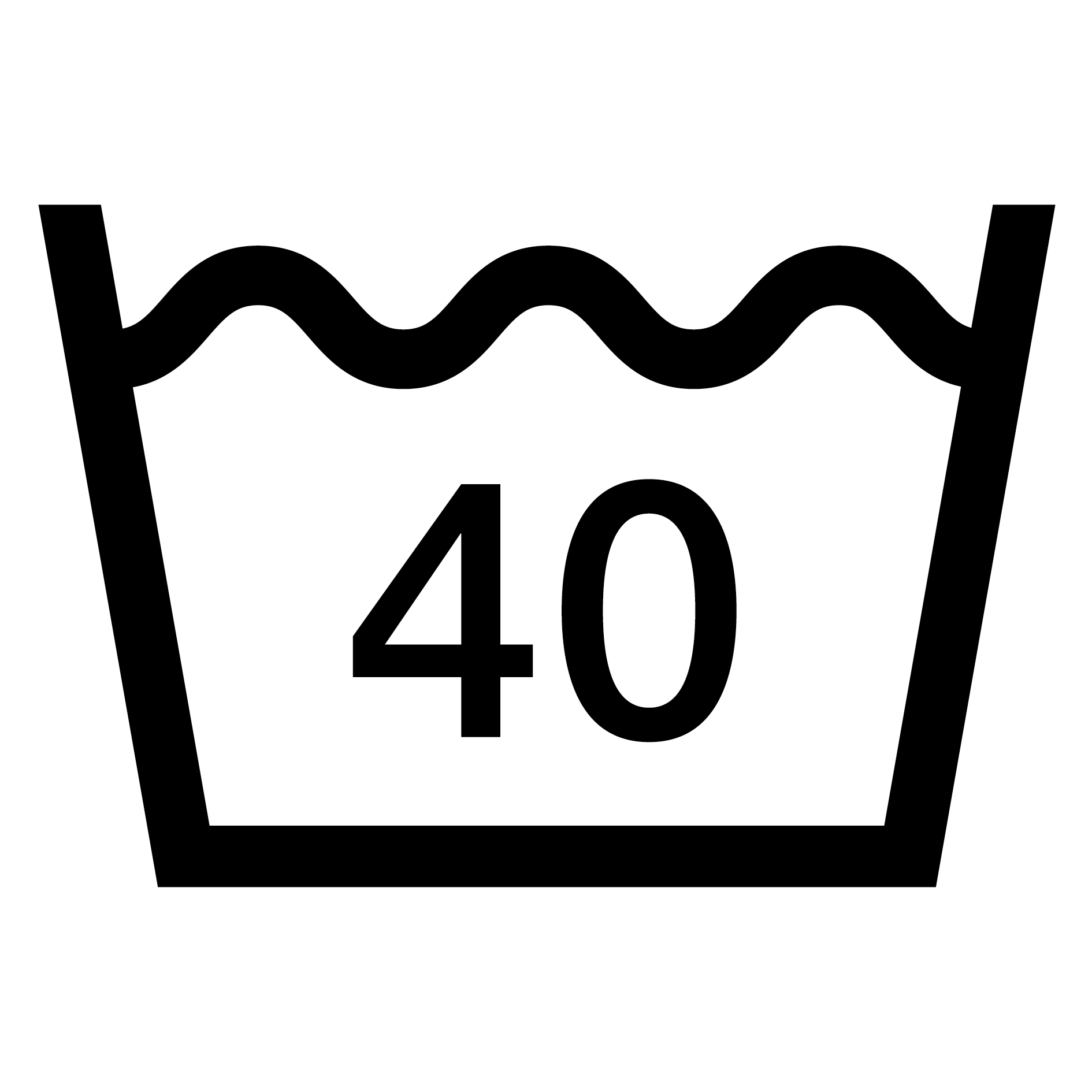 Vesipesu 40°C normaali Vesipesu 40°C normaali